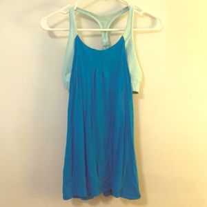 Lululemon practice freely blue tank